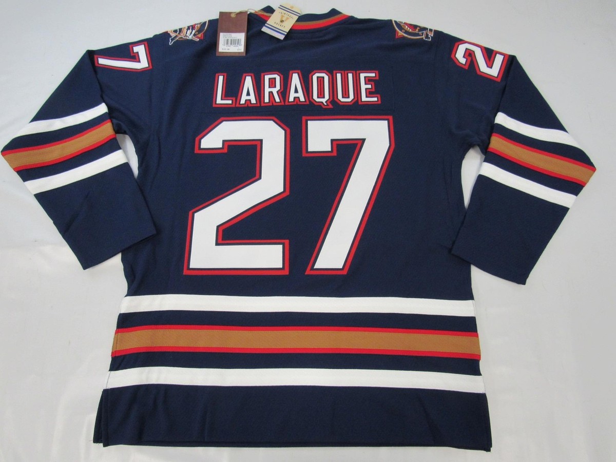 New 1997-98 Georges Laraque #27 Edmonton Oilers Mens Mitchell