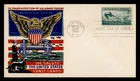 DR WHO 1945 FDC COAST GUARD WWII PATRIOTIC FLUEGEL CACHET M67938