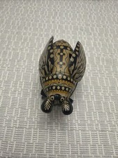 Vintage Tin Wind Up Beetle Bug Flapping Wings Toy Japan Works