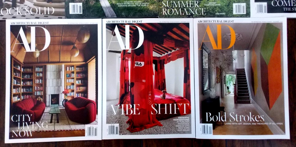 LOT OF ALL ARCHITECTURAL DIGEST MAGAZINES, 'AD' FROM JANUARY-DECEMBER 2025~ NEW - Image 4 of 4