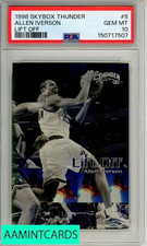1998 SKYBOX THUNDER LIFT OFF ALLEN IVERSON #5 LIFT OFF PSA 10 GEM MT