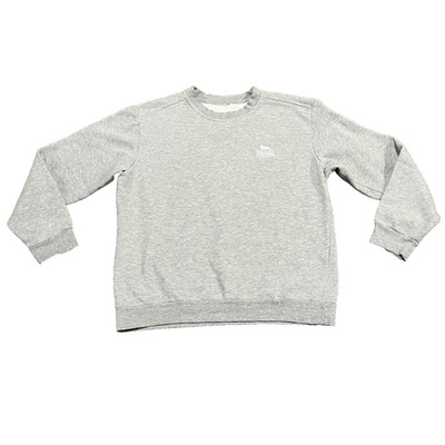 Lonsdale Sweatshirt Mens XL Gray Logo Crewneck Fleece Pullover Athletic