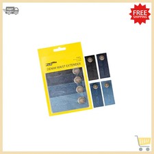 ZEFFFKA Denim Waist Extender Button for Jeans and Skirt Comfy Metal Buttons 4 pc