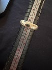 14k White Gold Band Size 9.5 Ring 9.3g — photo 2