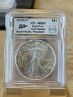 2025-(P) Silver Eagle Privy — ICG MS69 Initial Release — Hand Signed ASE .999