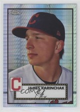 2021 Chrome Platinum Anniversary Mega Box Prism Refractor James Karinchak 19fi