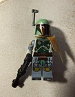LEGO STAR WARS cloud cityBoba Fett Minifigure Black Blaster, Green Helmet & Cape