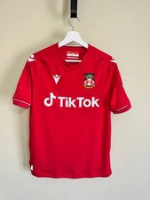 Wrexham AFC Home Football Shirt: 2022/2023 mens Macron M jersey red