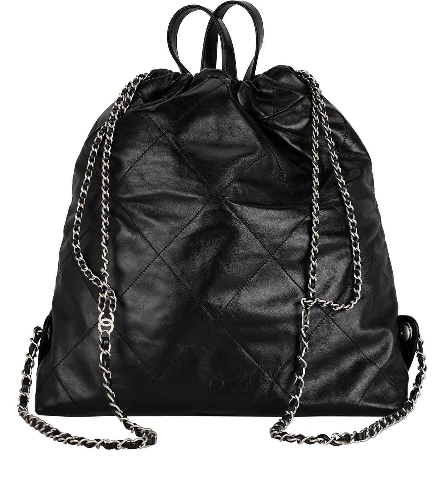 Chanel Medium 22 Backpack Backpack Leather Black - image 2