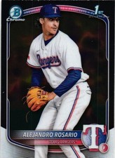 2025 Bowman #BCP-125 Alejandro Rosario Chrome Prospects