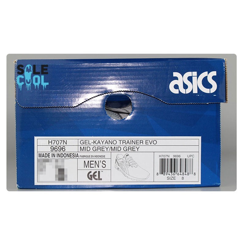 ⭐︎ Asics Gel-Kayano Evo Grey Trextile Mens Lace Up Trainers