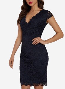 lipsy v neck lace bodycon dress