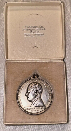 Banker’s Trust 1908-1928 - Tiffany & Co’s Gründer Sterling Silber Anhänger - RAR