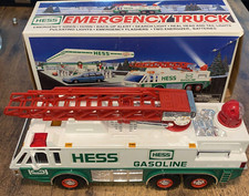 Vintage 1996 Hess Truck Emergency Vehicle In Original Box