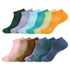 Unisex Rayon from Bamboo Fiber Sports Superior Wicking Athletic Ankle Socks
