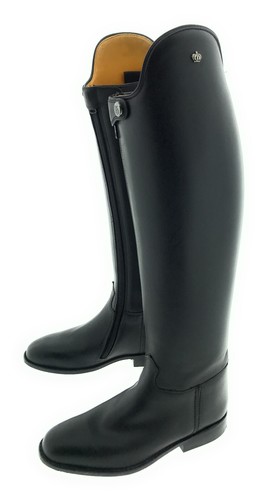 Königs Rubin Reitstiefel Dressurstiefel Leder Gr. 5 H 53 W 37 / 38 Neu - Picture 3 of 5