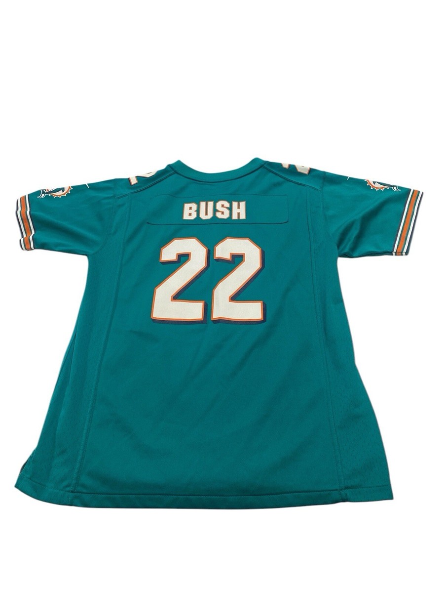 Preowned Nike NFL Miami Dolphins #22 Reggie Bush Youth Jersey Size