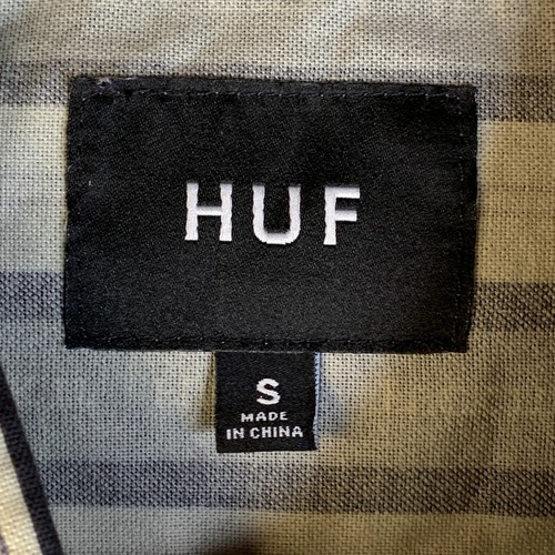 HUF F_CK IT Shirt Herren Small Skateboard Curse Word Allover-Print Streifen - Bild 7 von 14