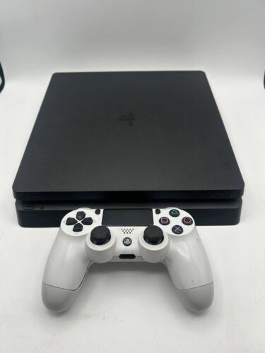 Sony PlayStation 4 Slim 1TB Console Tested Working With Controller And Cords PH6