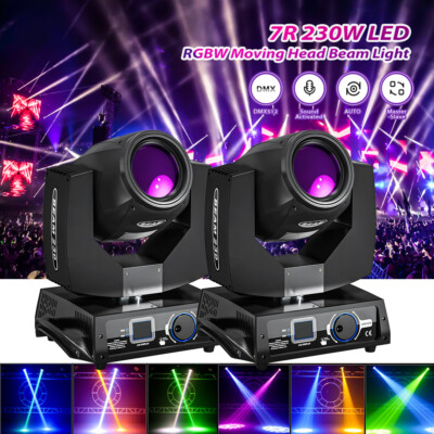 2X 230W Sharpy 7R LED 17 Gobo 16+8 Prism DMX Moving Head Stage Light Beam Event