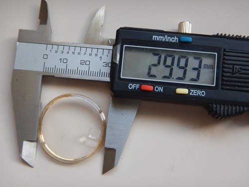 Omega Seamaster Constellation Glass Ø 299 Mm Symbol Ω N.O.S. With Loupe - Picture 7 of 8