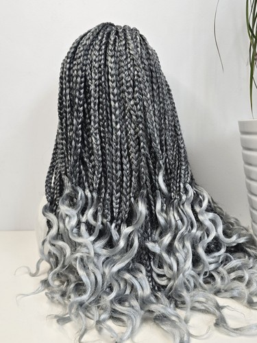 Braided Wig, Single Braids Wig 22inch - Picture 4 of 9