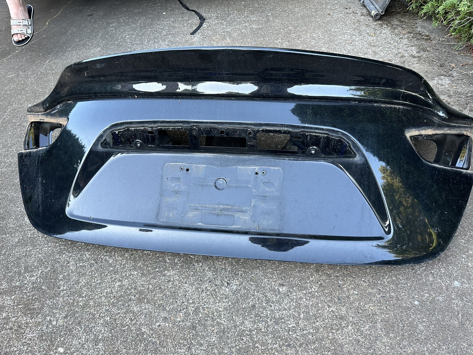 MASERATI GHIBLI TRUNK LID 2014 2015 2016 2017 BLACK OEM With SPOILER