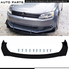 Front Bumper Lip Spoiler Splitter Gloss Black For Vw Scirocco R-line Body Kit Front Bumper Lip Spoiler Splitter Gloss Black For Vw Scirocco R-line Body Kit