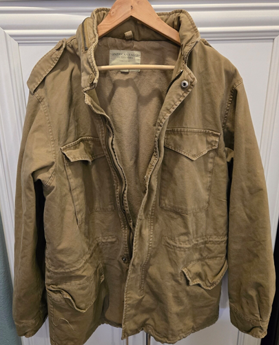 American Eagle, Tan/Khaki Vintage/Field Jacket SIZE LARGE - Picture 7 of 13