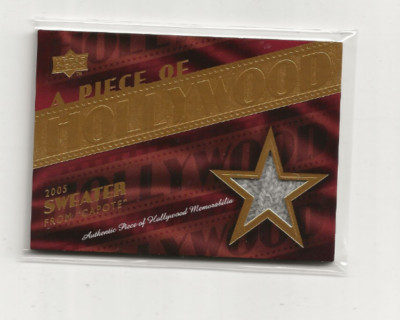 2008 Upper Deck A Piece of Hollywood Philip Seymour Hoffman RELIC Sweater CAPOTE