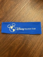 NEW- Disney Vacation Club DVC Athletic Sport Blue Stretch Headband