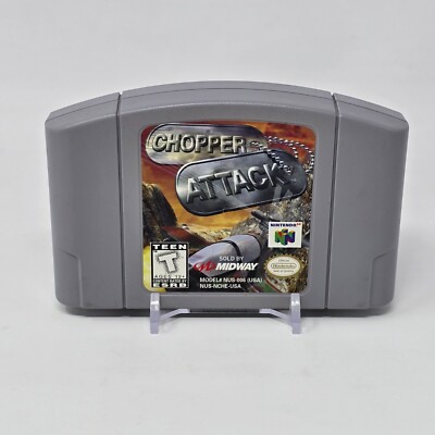 Chopper Attack (Nintendo 64 N64) Cartridge CLEANED & TESTED