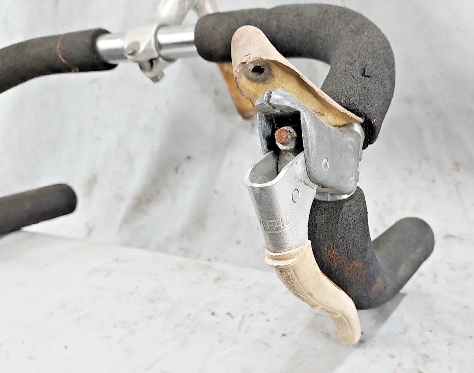 Manillar Peugeot Dropbar AVA 1" Vástago Pluma Mafac Palancas de Freno Palancas de Cambio Envío EE. UU. Foto 3 de 4