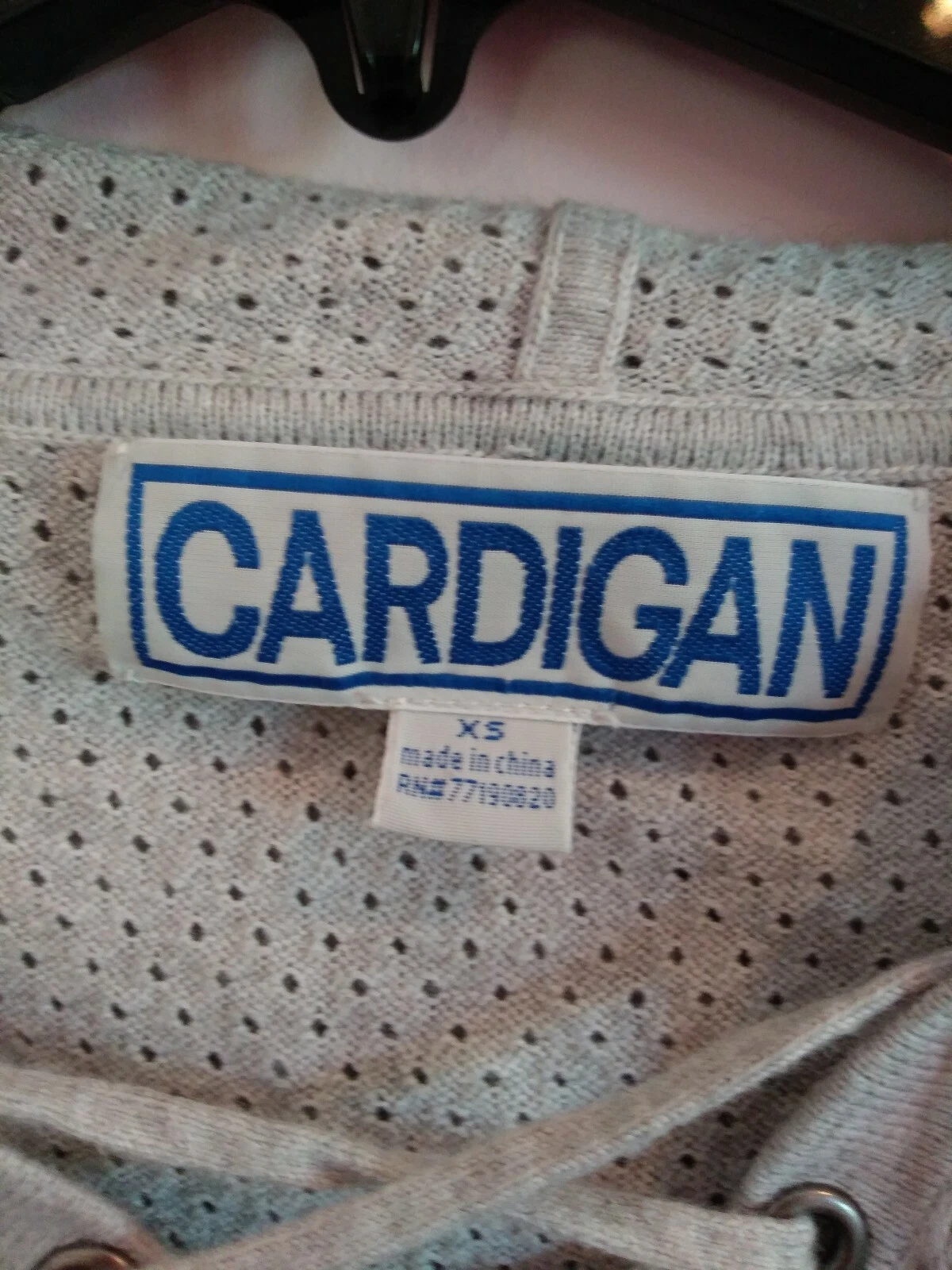 VETEMENTS CARDIGAN pullover felpa con cappuccio taglia XS