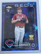 2024 Topps Andrew Abbott, RC’s Lot Of 5, (sepia,sapphire, Base)!