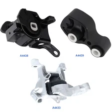 3x Engine Motor & Torque Strut & Transmission Mount Set for Mazda 3 CX-5 2.0L