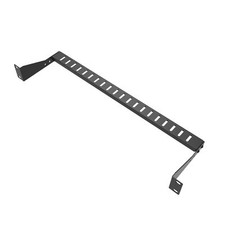 1U Horizontal 19-Inch Rack Mount Cable Management Bar, Depth Adjustable Horiz...