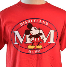 Disneyland Mickey Mouse Inc Mens Vtg T-Shirt size Large USA MadeDisney Est 1955