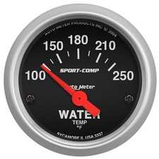 Autometer 3337 Sport-comp Electric Water Temperature Gauge Autometer 3337 Sport-comp Electric Water Temperature Gauge