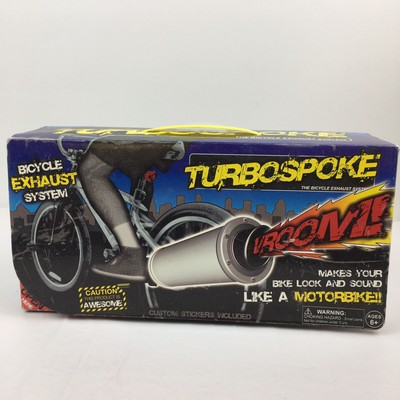 turbospoke bicycle exhaust system