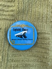 Captain’s Choice Smoking Tobacco Antique Advertising Pinback Celluloid Button