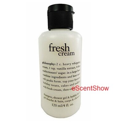 PHILOSOPHY SHAMPOO SHOWER GEL BUBBLE BATH 4 OZ / 120 ML NEW SEALED