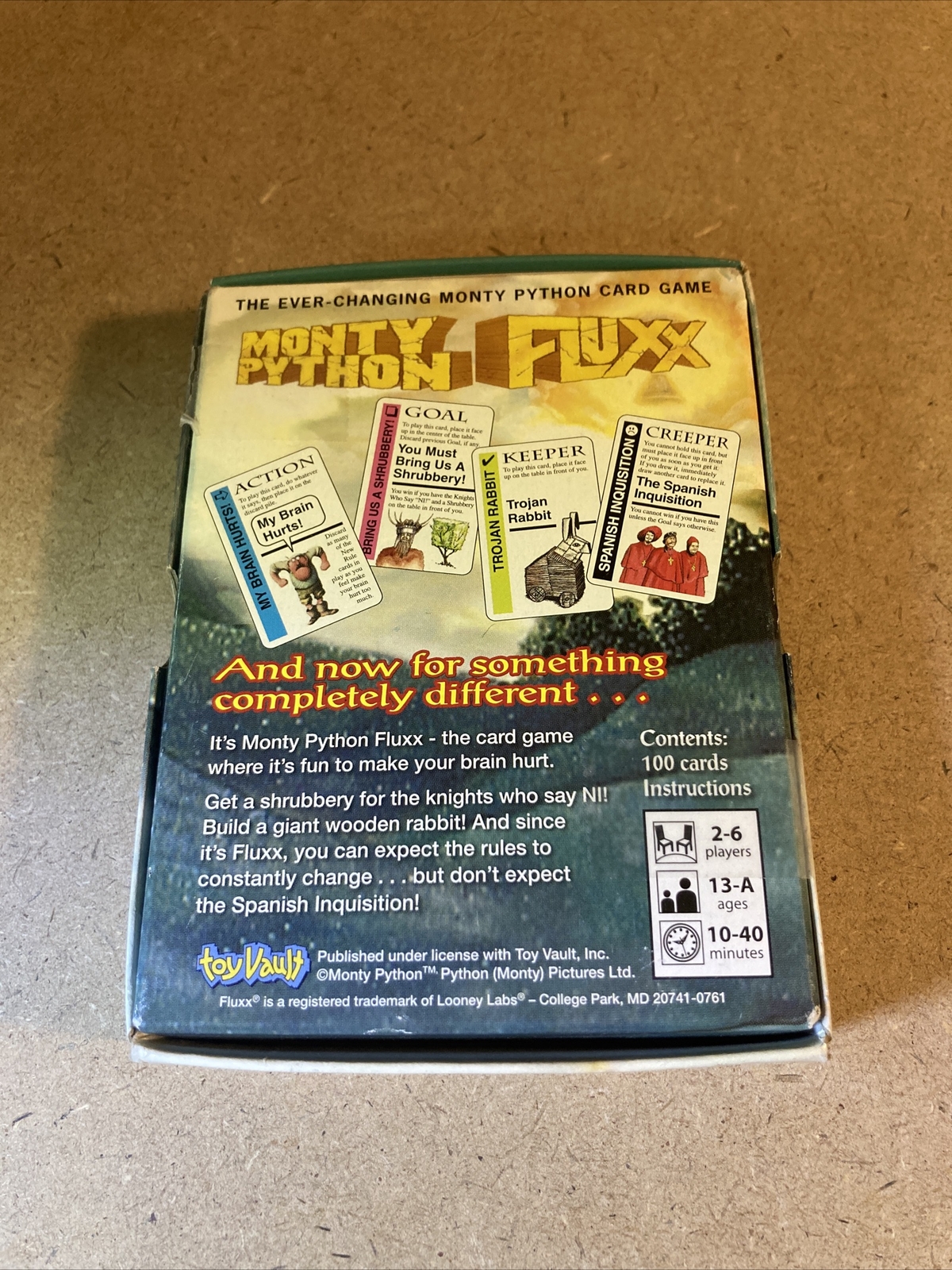 Monty Python Fluxx Ever Changing Card Game Complete with Box and Directions  2008 9781929780693 | eBay