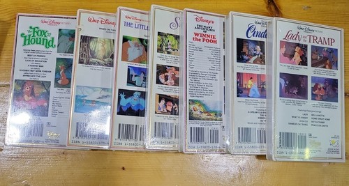 Lot of 7 Vintage Walt Disney Classic Books On Cassette Dove Audio - Picture 3 of 3