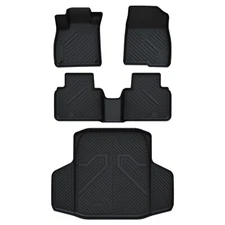 LASFIT Floor Mats for Honda Accord 2018-2022 Custom TPE 1st &2nd Row & Cargo Mat