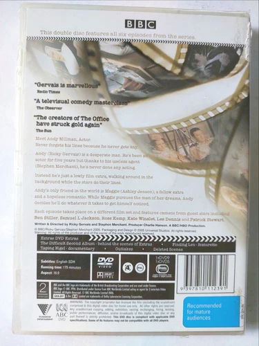 Extras : Season 1 [2 DVD Set] Region 4, Brand New & Sealed, FREE Next Day Post - Picture 2 of 6