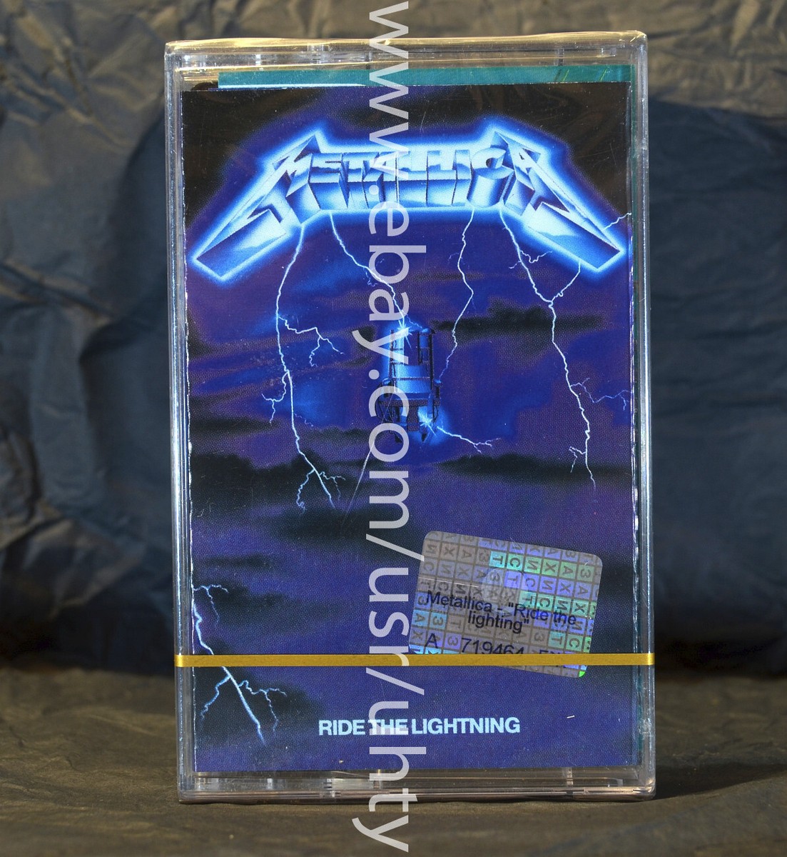 METALLICA RIDE THE LIGHTNING RARE UKR ORIGINAL TAPE CASSETTE