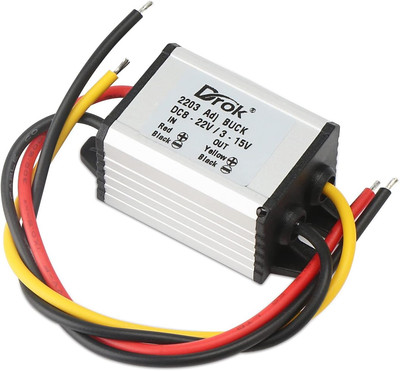 Waterproof DC Buck Converter Voltage Regulator 8-22V to 3-15V 5V 12V 3A Adjustab