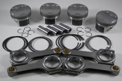 JDM NIPPON RACING 87MM SCAT RODS RRC CTR K24A HIGH COMP K24 FD2 PISTON SET NPR - Image 1 of 4