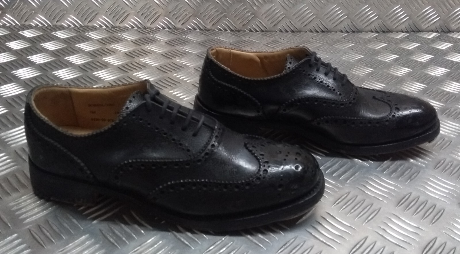 Highland Brogue Shoes British Army Dress Shoes Genuine Scottish Regiment Issue eBay